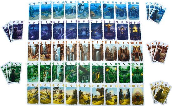 999 Games - Lost Cities - Het Kaartspel - Strategisch kaartspel - Tactisch spel - Voor 2 spelers - vanaf 10 jaar - Gezelschapsspel