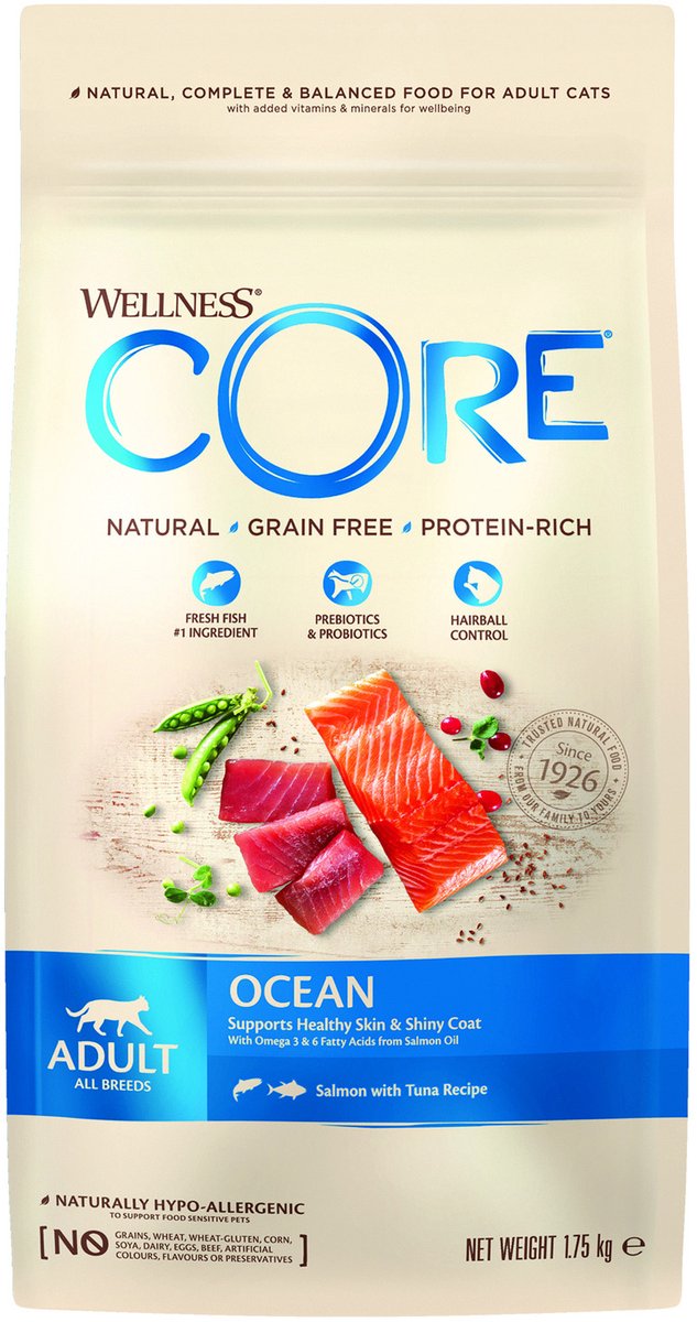 Wellness Core Grain Free Cat Ocean Zalm & Tonijn - Kattenvoer - 1.75 kg