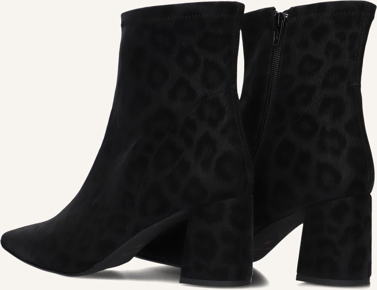 Notre-V 2478c Enkellaarsjes Enkelboots met rits Dames Zwart