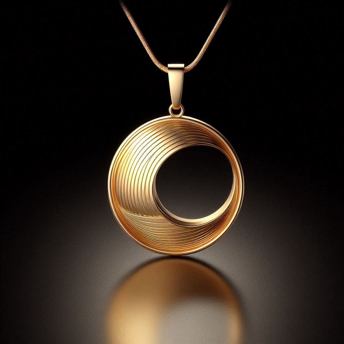 Collier Sélia signature D&A: doré Acier inoxydable résistant à l’eau