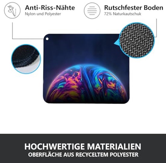 Gaming Muismat 260 x 210 mm - Antislip Rubber, Verbeterde Snelheid en Precisie — afbeelding 2
