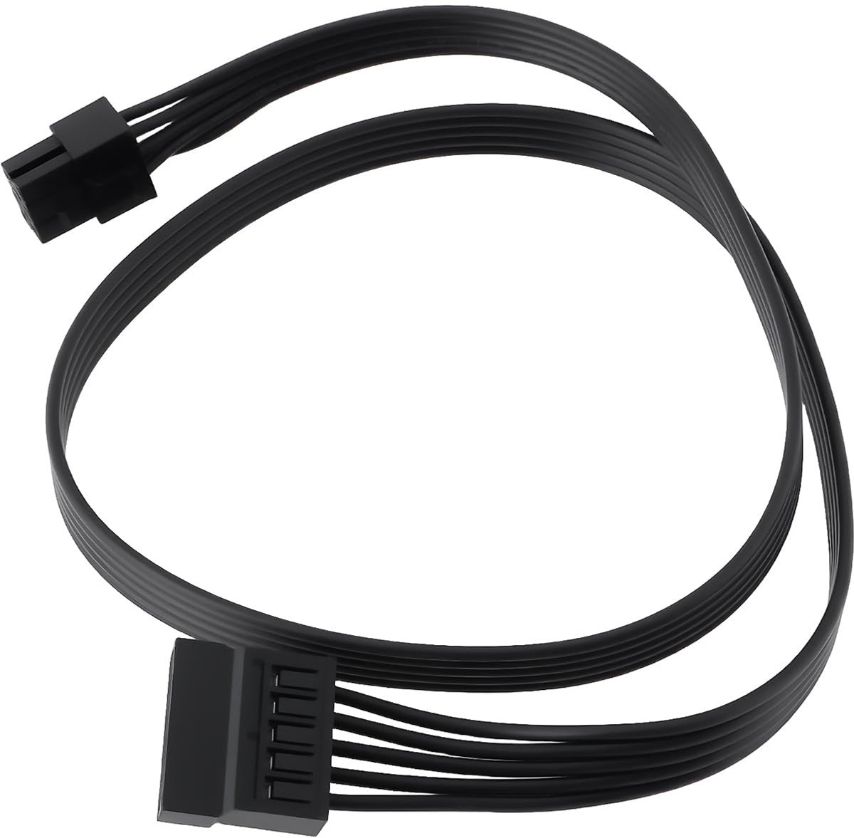 Image of 6 speld aan Sata Modulaire Kabel Compatibel met Corsair Compatibel met Seasonic 58.5cm