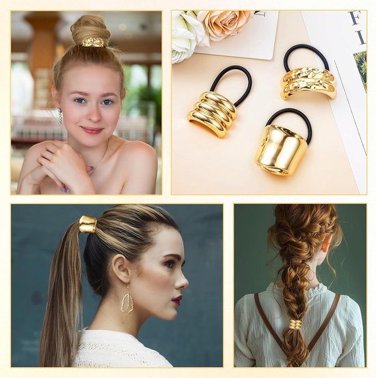 90 stuks dreadlocks sieraden, Viking-haaraccessoires, goud, metalen vlechten, sieraden, verstelbare haarkralen voor vlechten, haaraccessoires