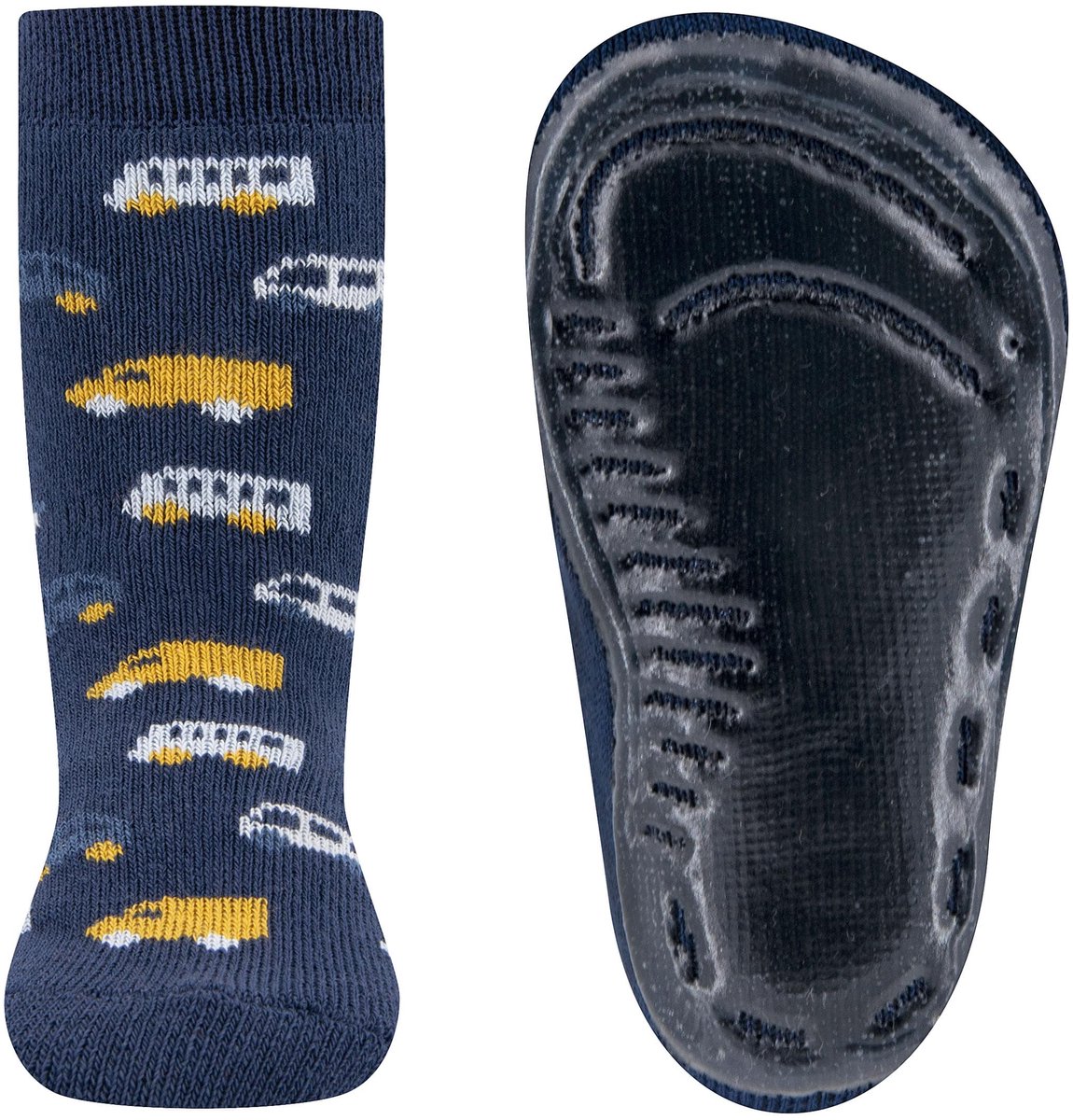 Ewers antislip sokken busjes blauw