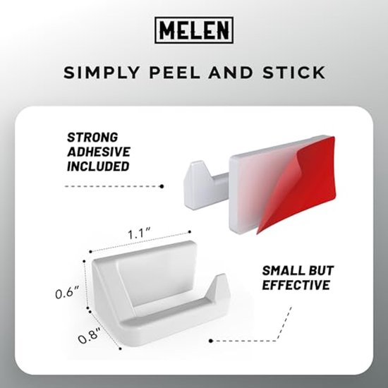 Zelfklevende zonnebril organizer muur (16-pack) - sterke en compacte brillenhouder voor auto en muur — afbeelding 4