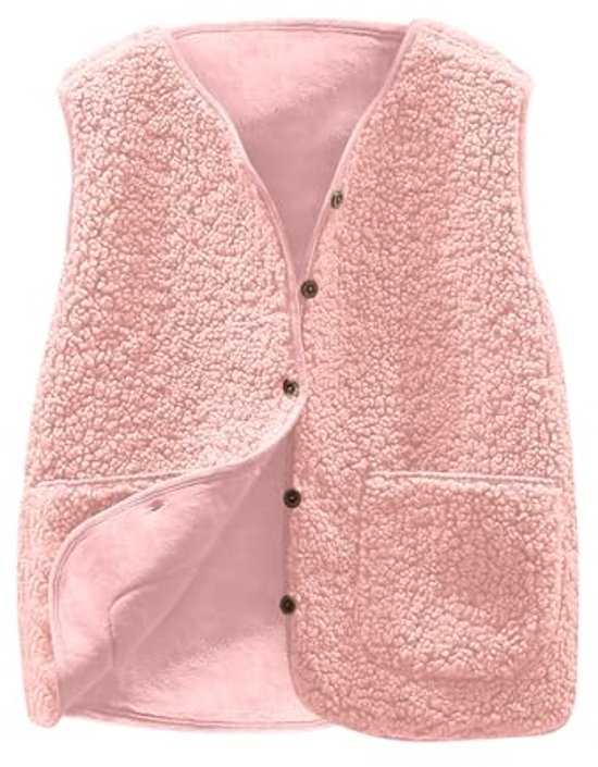 Cardigans polaires pour femmes avec poches - Gilets Sherpa légers pour l'hiver
