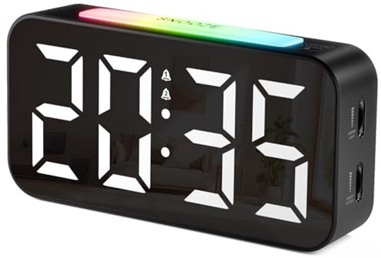 GUSAJ Kinderen Wekker Kinderen Digitale Wekker Zonsopgang Simulator LED