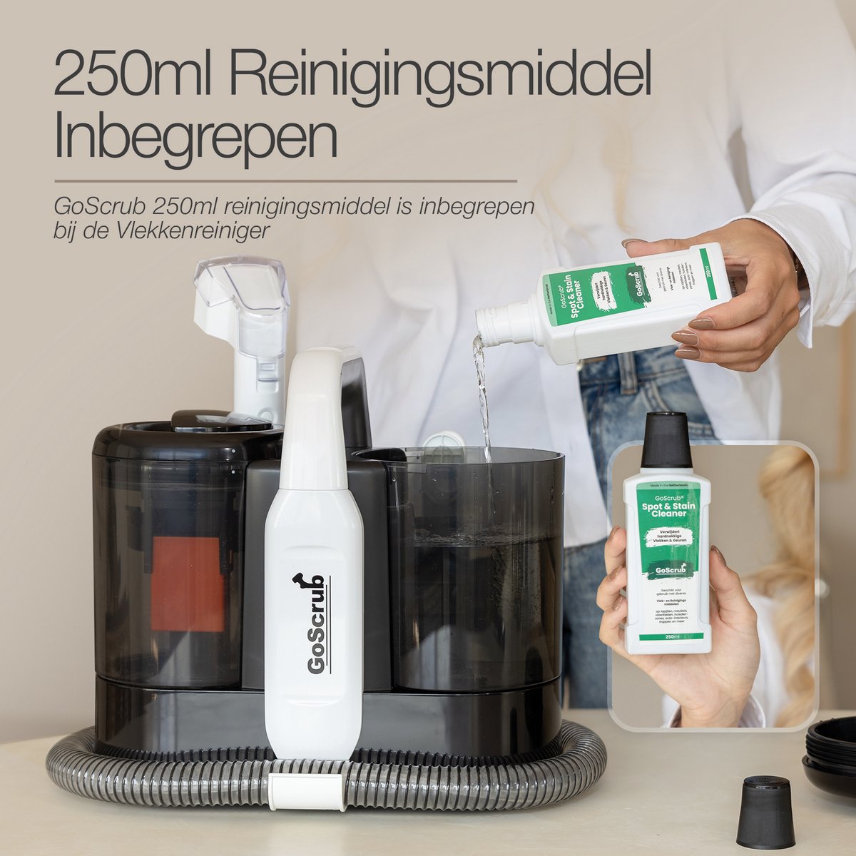 GoScrub GoScrub Professionele Tapijtreiniger - afbeelding 3