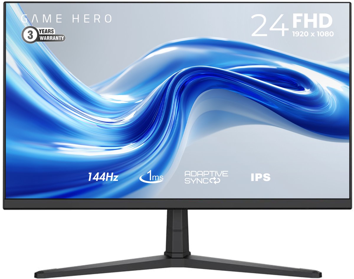 GAME HERO® 24 inch FHD Gaming Monitor 144Hz - GAME HERO - €119,00