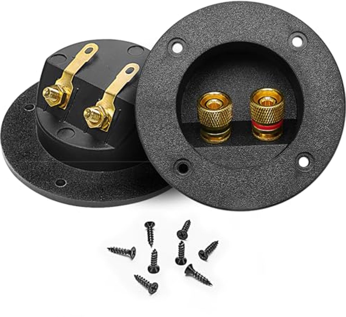 2 Stuks 2-Weg Luidspreker Box Terminal Binding Post voor DIY Audio