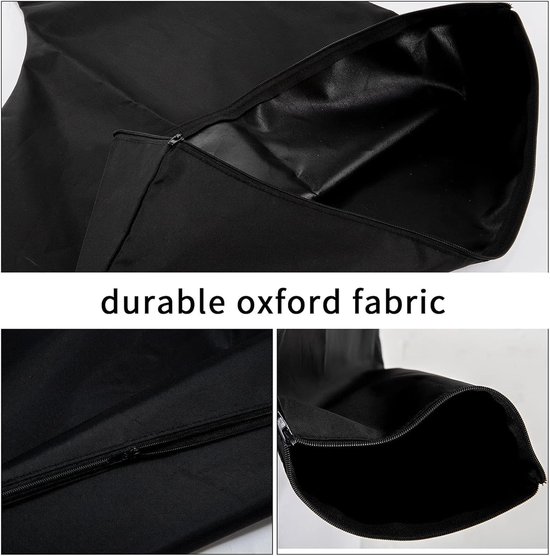 Bladblazer vacuümzak - Universele Pasvorm - 44*60 cm - Voor Bladzuiger & Versnipperaar - 420D Oxford Waterdicht - Tuingereedschap - Met rits aan de onderkant en trekkoord van Merkloos	 — afbeelding 4