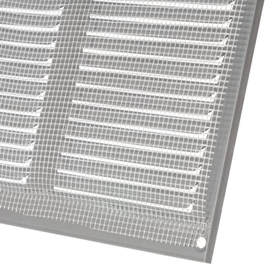 200mm Roestvaststalen Ventilatierooster met Muggengaas - Metalen Ventilatieroosters 200mm Roestvaststalen Ventilatierooster met Muggengaas - Metalen Ventilatieroosters