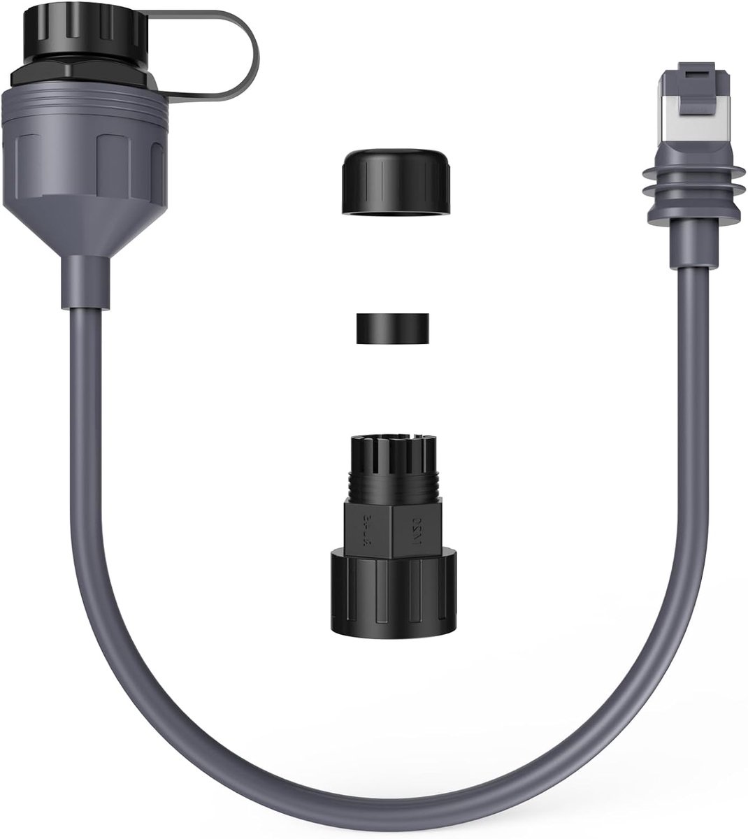 Starlink Gen 3/Mini Ethernet-adapter, waterdichte verlengstuk-reparatiekoppeling voor StarlinkS Gen3 standaard SPX naar RJ45, compatibel met Star Link V3/Mini Dishy (1 verpakking)