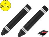 Present Time Stylus Pen 2 Stuks – Kinder Speelgoed – Krijtje om op Telefoon te Tekenen – Zwart