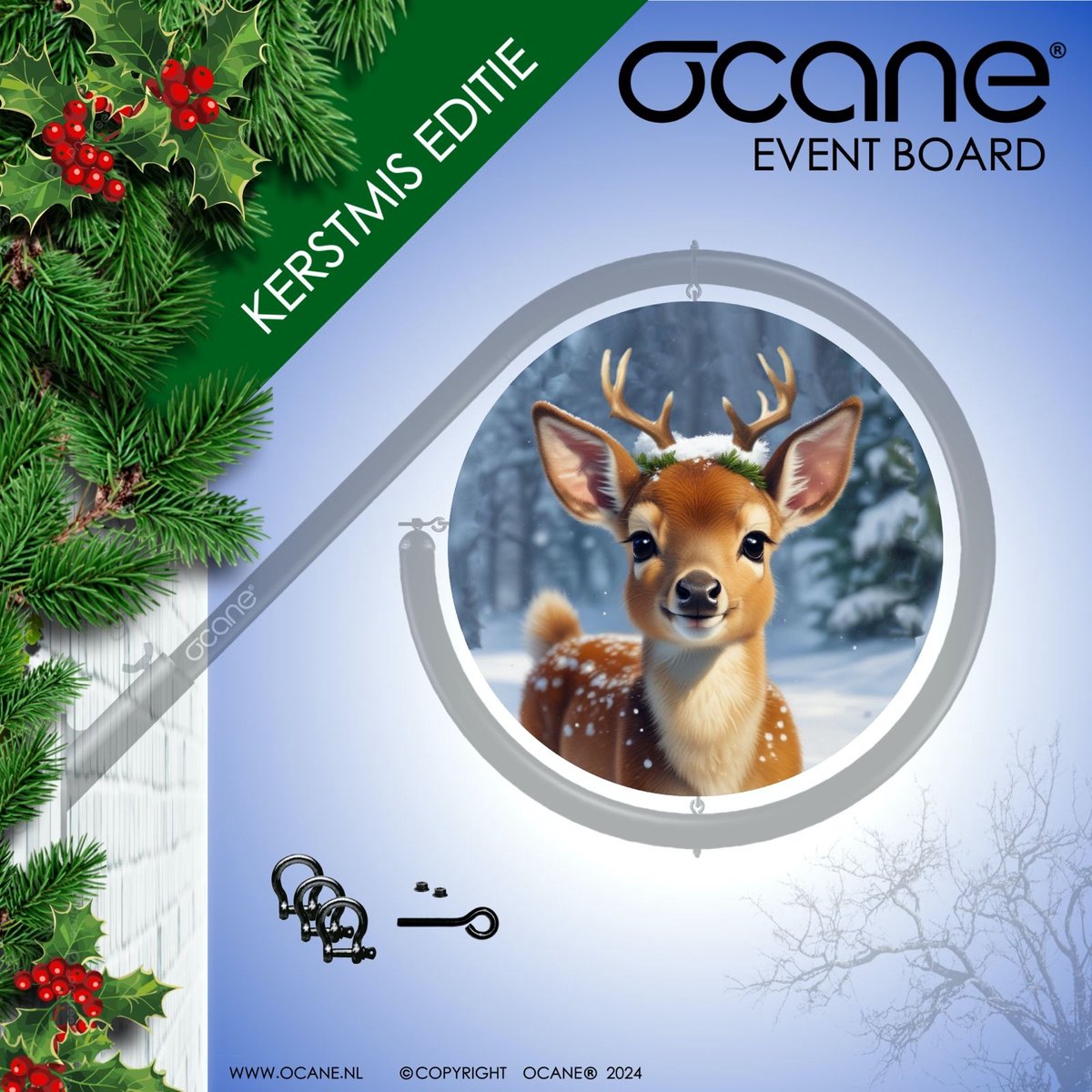 Event Board - Rendier - Hert - Winter - Kerst - OCANE