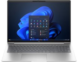HP ProBook 4 G1i AI PC Intel Core Ultra 5 225U Laptop 40,6 cm (16") WUXGA 16 GB DDR5-SDRAM 512 GB SSD Wi-Fi 6E QWERTY Gratis DOS Zilver 4jaar garantie next Business day