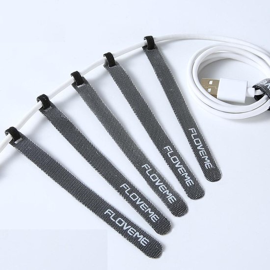 Kabelbinders Kabel Organiser Klittenband Kabel Management Cable