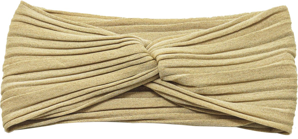 Emilie collection – Haarband – Goud – Plissé – Elegant & Comfortabel – Metallic Look