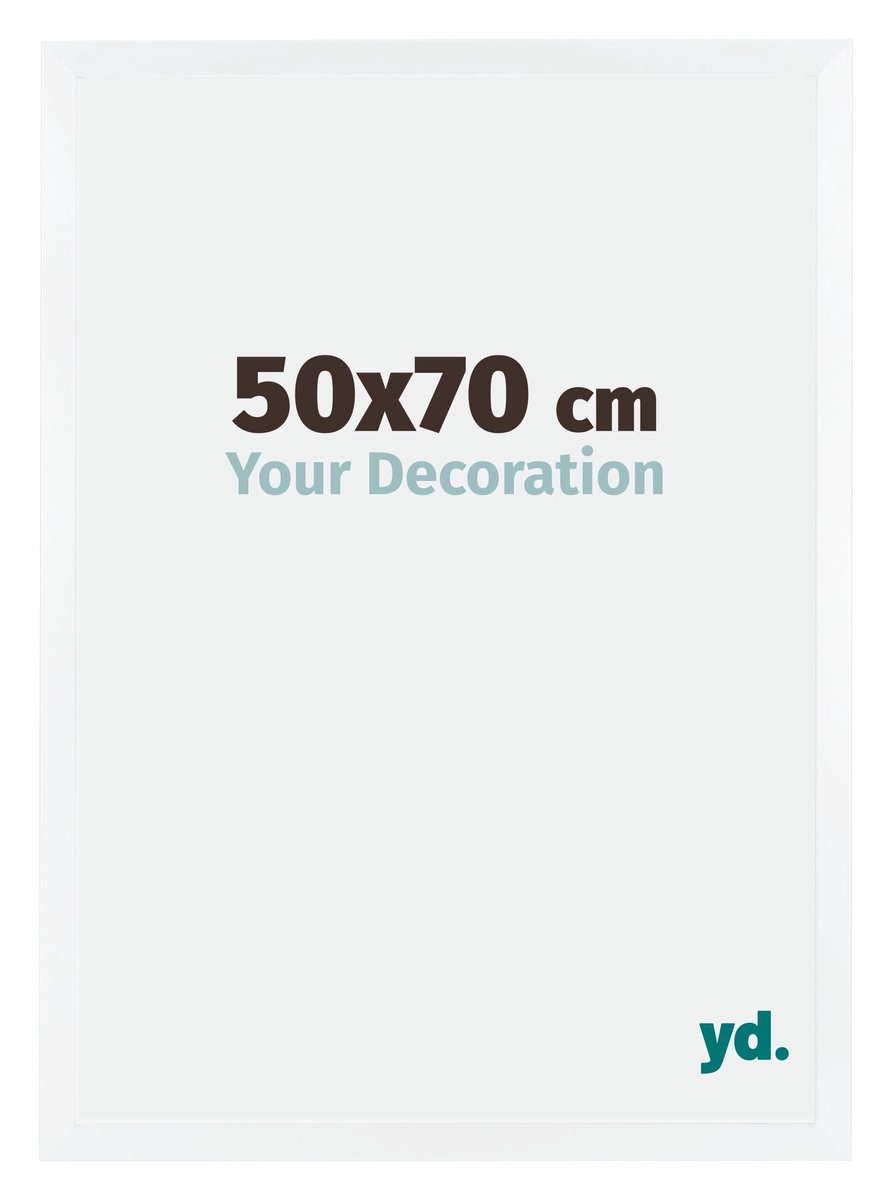 yd. Your Decoration - Fotolijst 50x70 cm - MDF - Wit Mat - Catania