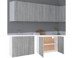 Moderne hangende keukenkast Lyon 80x31x60 - 80x31x60 cm - Lyon 80x31x60 cm – Grijze - Medahomestore