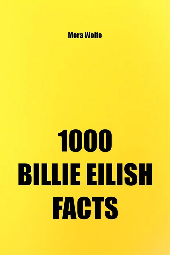 1000 Billie Eilish Facts - cover