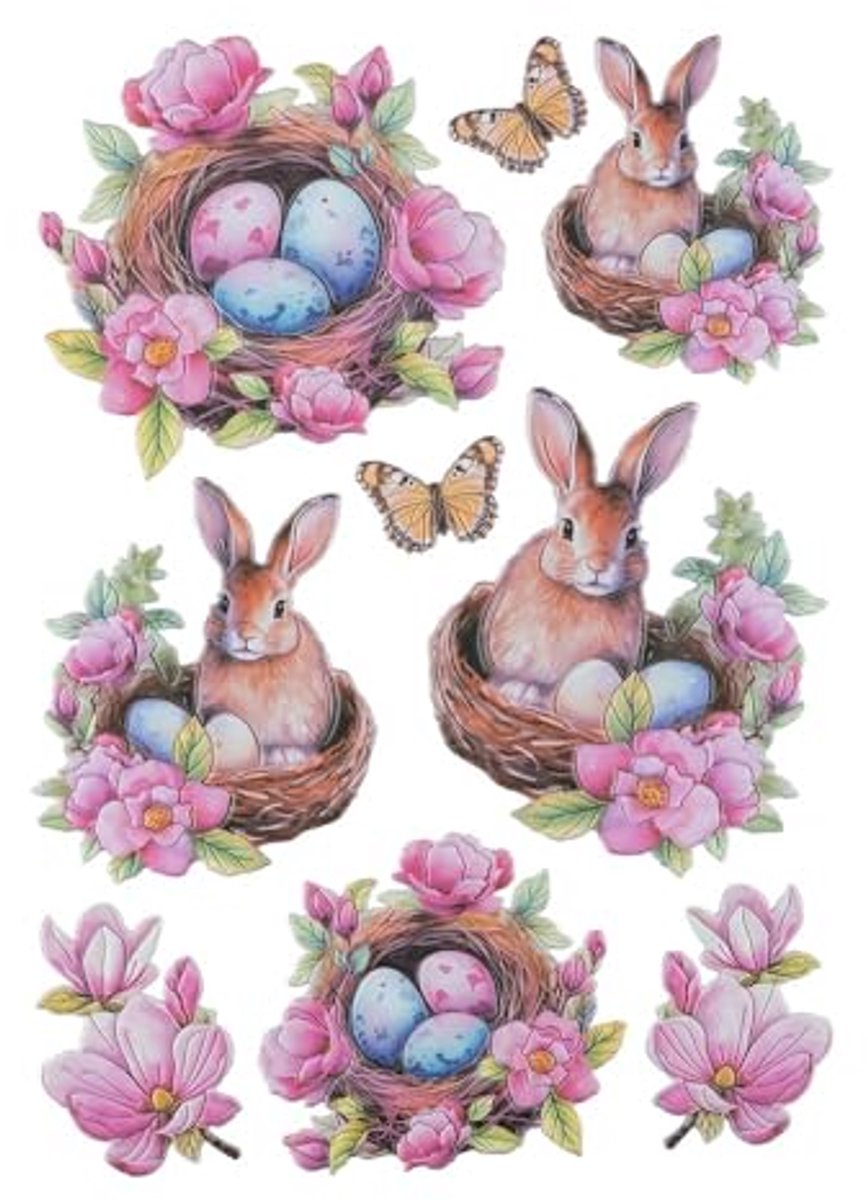 3D Reliëfstickers voor Scrapbooking en Decoratie - Creatieve Motieven op DIN A4