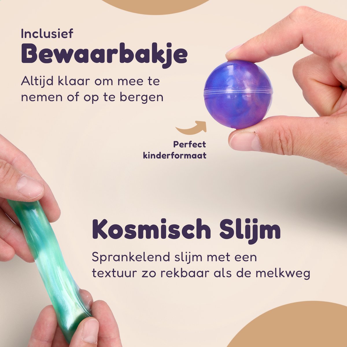 Partizzle 24x Galaxy Slijm Pakket - Universum Astronaut Uitdeelcadeautjes - Grabbelton Maken Slime Speelgoed - Traktatie Cadeautjes voor Kinderen - Gekleurd — afbeelding 5