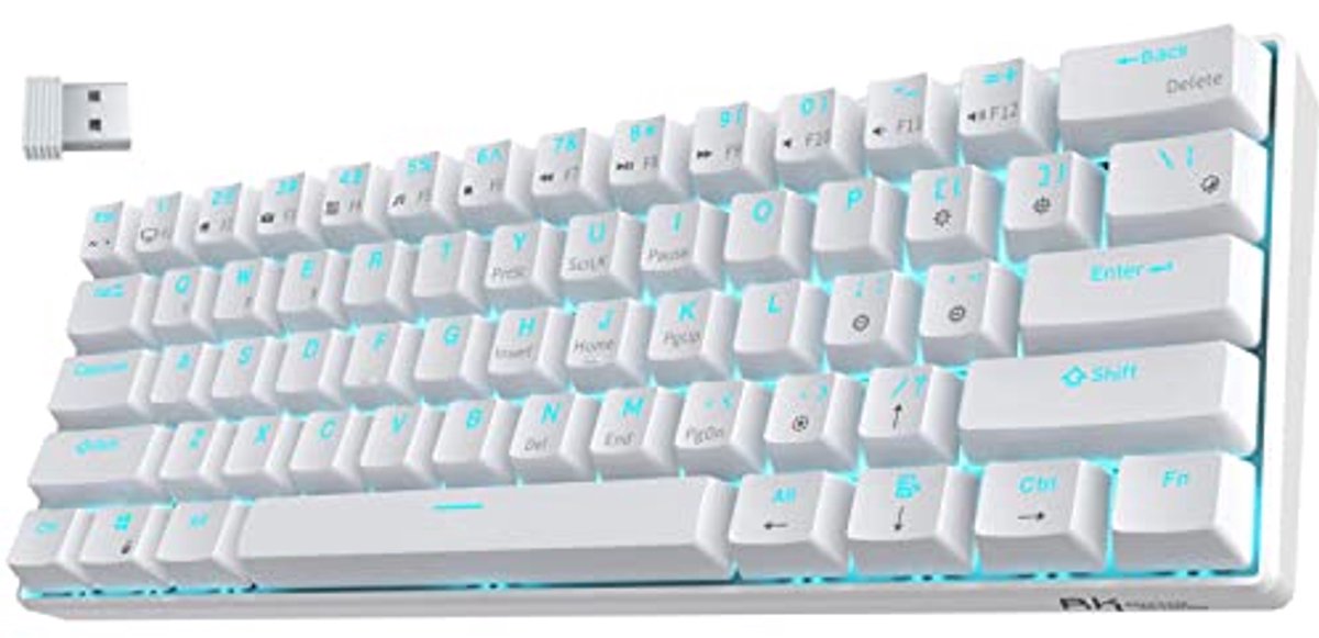 Mechanisch Toetsenbord met Bluetooth 3.0 en RGB Verlichting - Draagbaar Multi-Device Gaming Toetsenbord