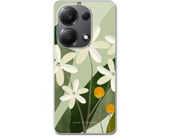 Case Company® - Hoesje geschikt voor Xiaomi Redmi Note 13 Pro 4G hoesje - Ivory bloom - Soft Cover Telefoonhoesje - Bescherming aan alle Kanten en Schermrand