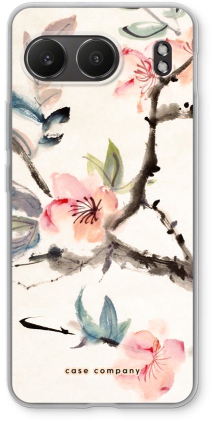 Étui Case Company® pour OnePlus Nord 4 - Motif fleurs japonaises - Coque souple - Protection intégrale et Protection des bords de l'écran