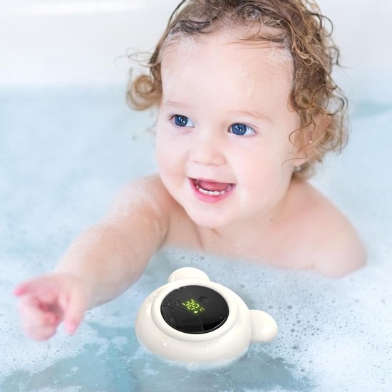 Bath thermometers, waterthermometers baby - Waterdichte veilige water thermometers met LED -display,Digitaal peuterverzorgingsproduct voor bad- en poolgebruik van Merkloos — afbeelding 2