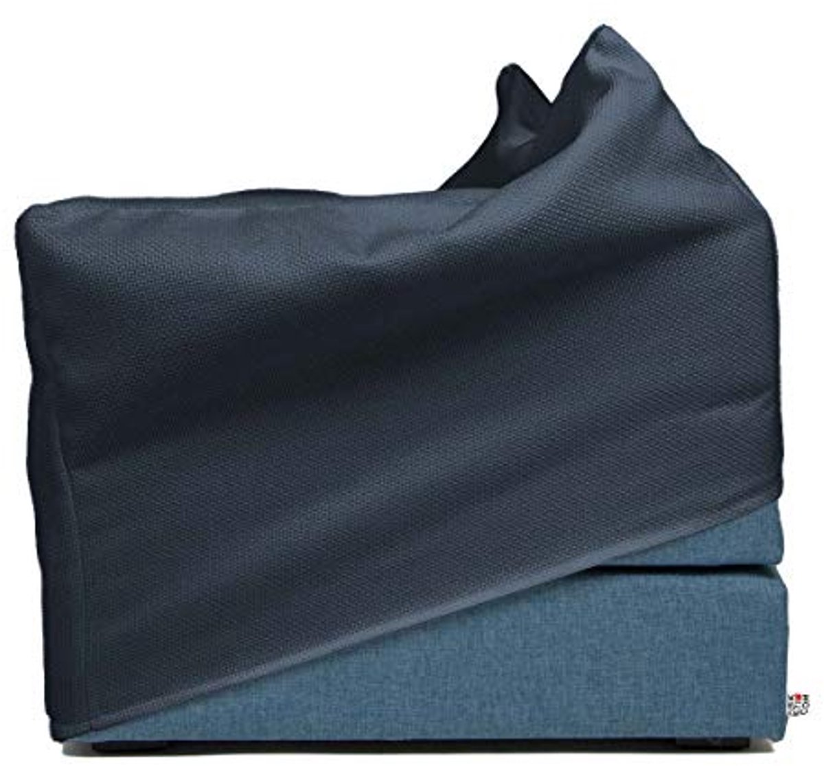Zitzak Bed Omgebouwd - Multifunctionele Poef 80 x 60 cm - Comfortabel en Stijlvol