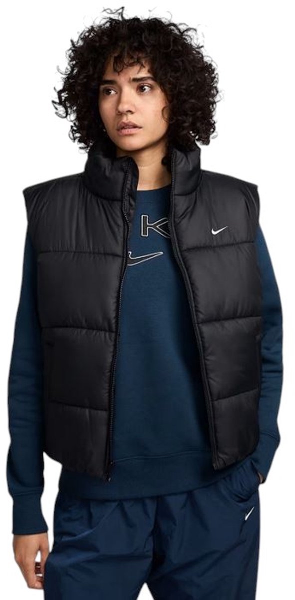 Nike Sportswear Classic Puffer Bodywarmer – Dames Zwart