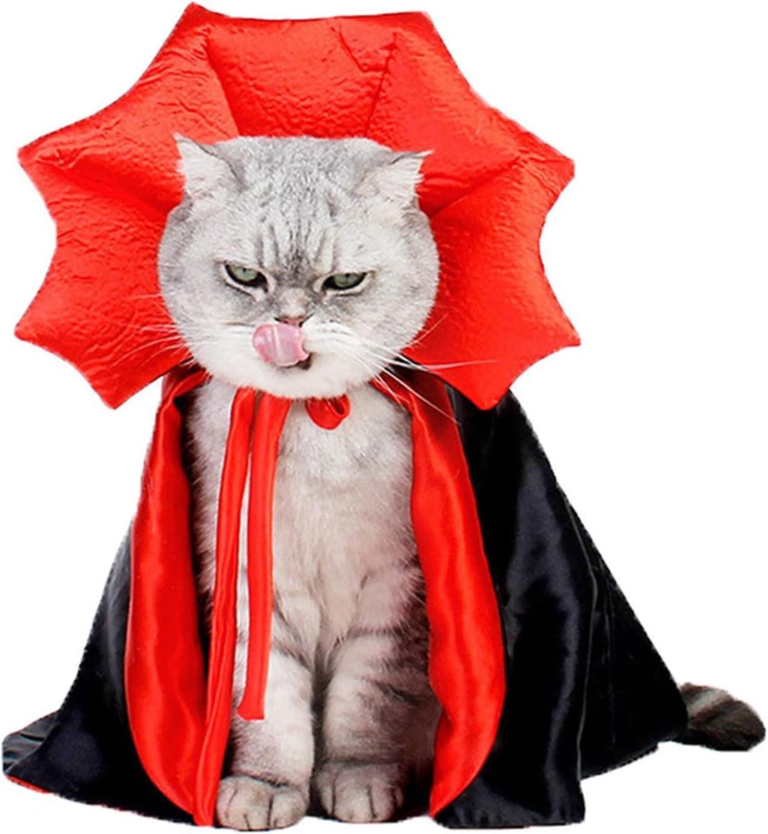 Daity Huisdier Halloween Vampier Baron Cape, Festival Cosplay Robe, Huisdier Halloween Kostuumset voor Katten en Honden
