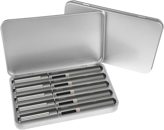Metalen Blikjes Met Deksel Wit