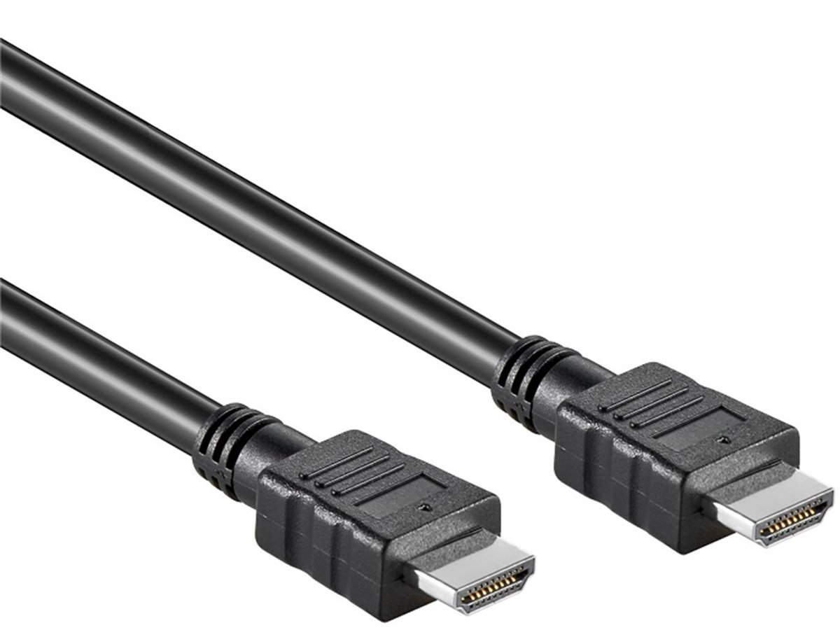 Transmedia HDMI kabel - versie 1.4 (4K 30Hz) / zwart - 3 meter
