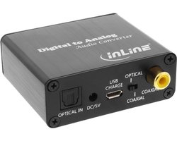 InLine digitaal naar analoog audio converter (DAC) / High-Res audio