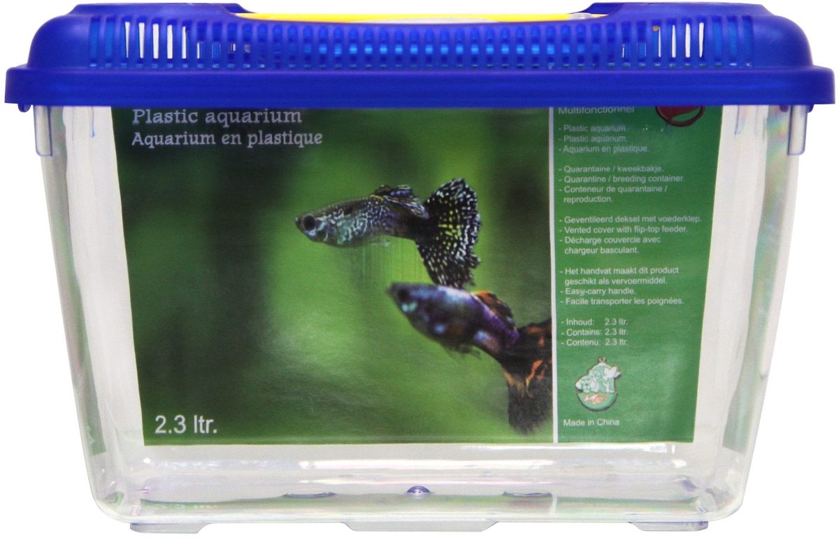 Bol.com Boon Aquarium Plastic Blauw Deksel 2.3 Liter aanbieding