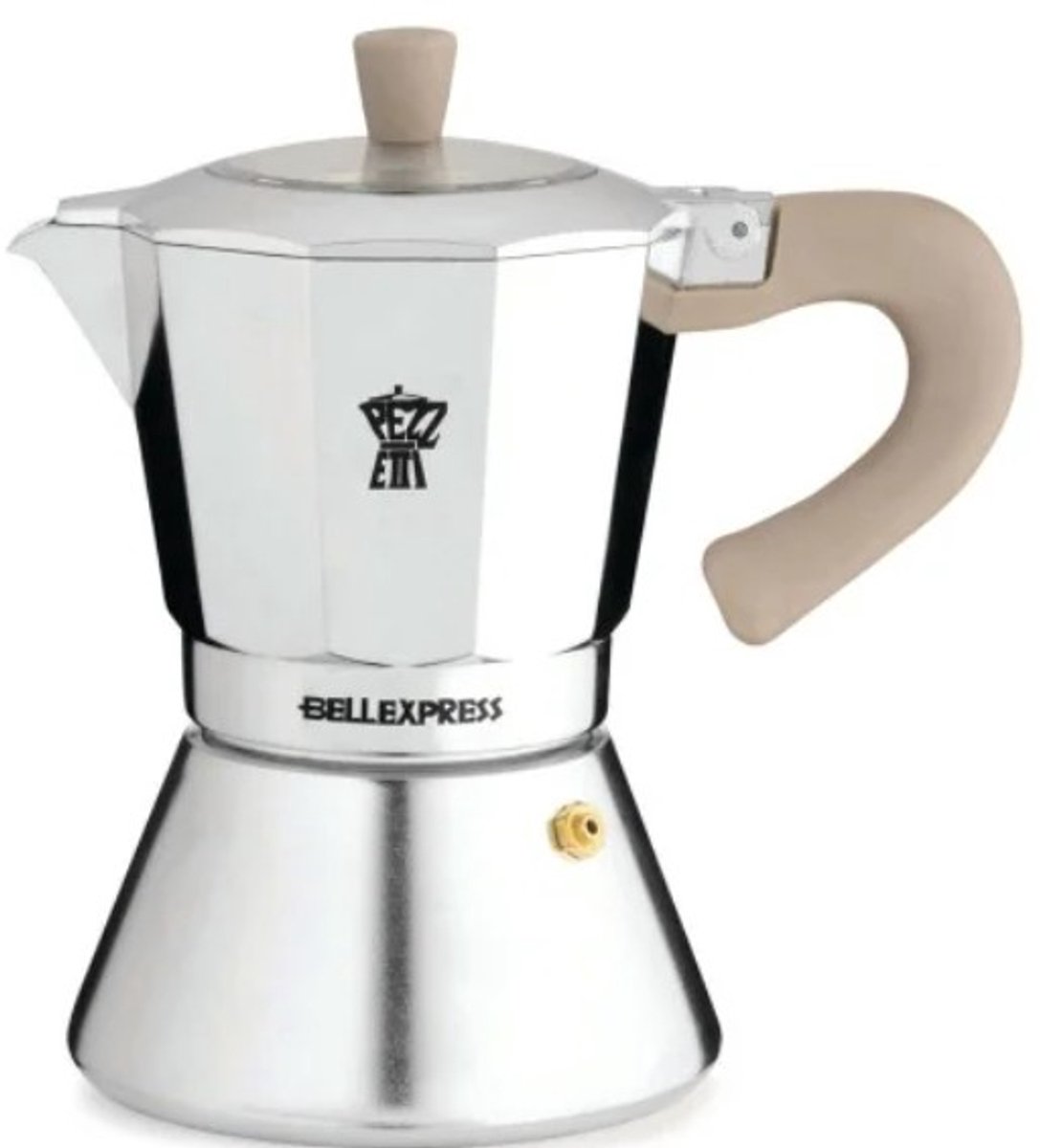 Pezzetti espressomaker - koffiemaker - 6 kops - alumium - in