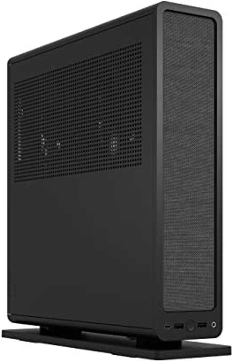 m-ITX Gaming Case met PCIe 4.0 Riser en 2x 140mm PWM Ventilatoren