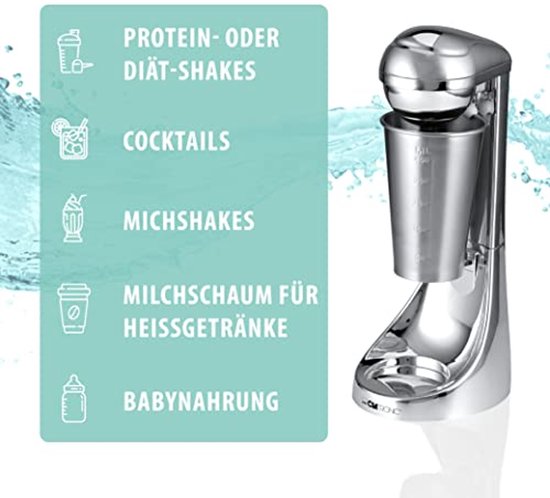 Staafmixer en Melkopschuimer - 650 ml Roestvrijstalen Beker - 2-in-1 Blender met 2 Snelheidsstanden — afbeelding 5