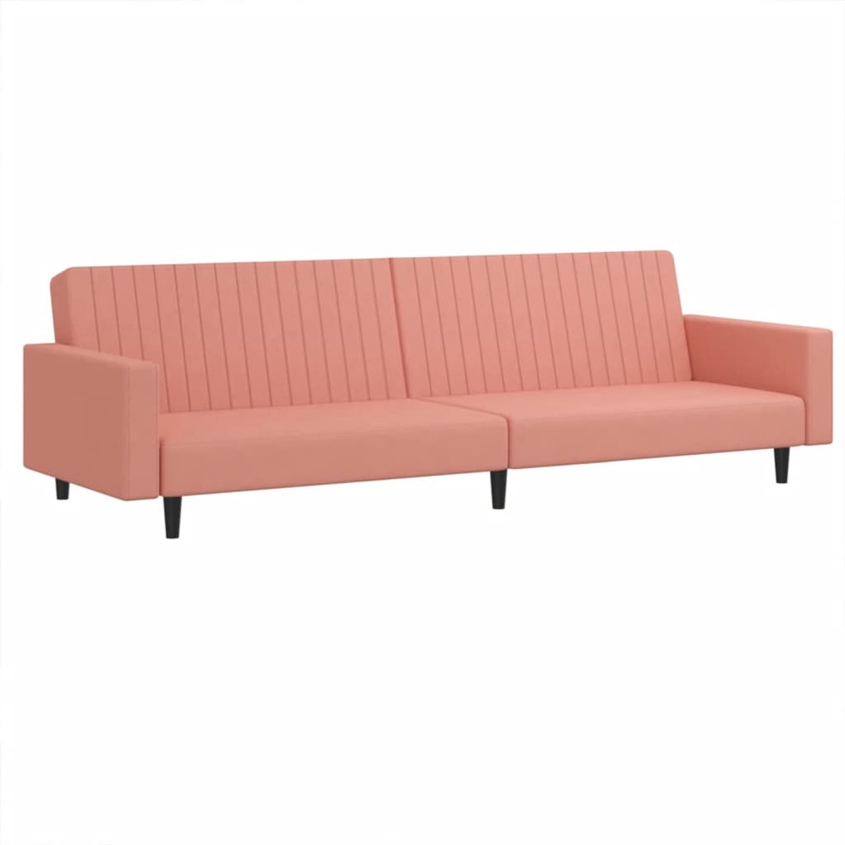 Slaapbank - Uitklapbaar - Slaapstoel - Logeerbed - Zetelbed - Slaapfauteuil - Vouwbed - 2 persoons - Zeer comfortabel - Roze