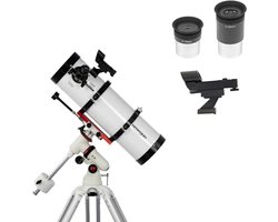 Omslag van Lichtsterke Spiegeltelescoop 130/650 EQ-320 voor Astronomie | Gebruiksvriendelijke Telescoop voor Beginners | Ideaal voor Deep-Sky en Planeet Observatie