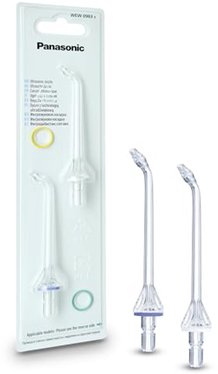 Vervangend mondstuk voor waterflosser en ultrasone tandenreiniger - 2 stuks