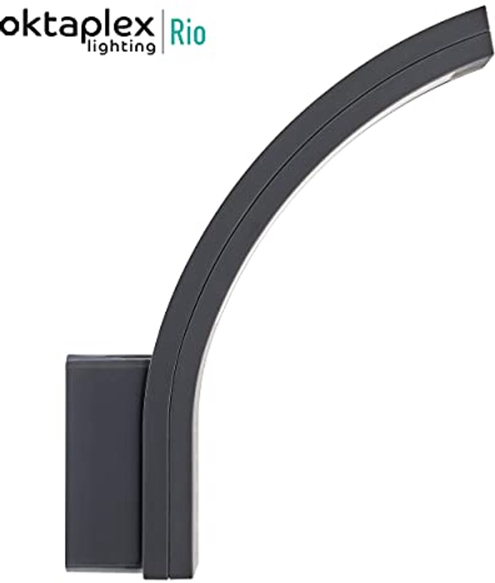 Warmwitte LED Buitenlamp - 10W Muurlamp voor Binnen en Buiten, IP54 Spatwaterdicht