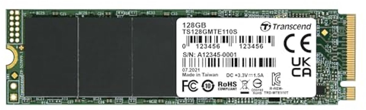 Image of 128GB PCIe SSD Gen3 x4 | Hoge Snelheid en Betrouwbaarheid