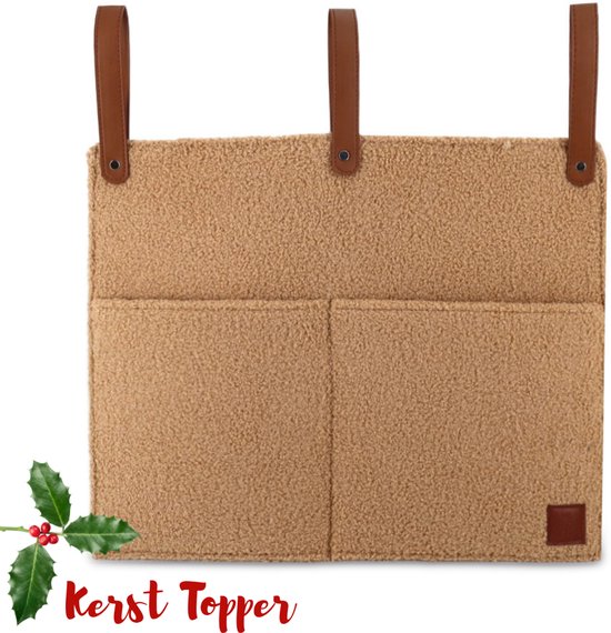 Rosey’s® - Boxzak Bruin - Boxzak Teddy - Boxopbergzak - Box organiser - Kraamcadeau - Boxzak 50 x 40 cm - baby opbergzak - Boxzak groot - Boxopbergzak boucle