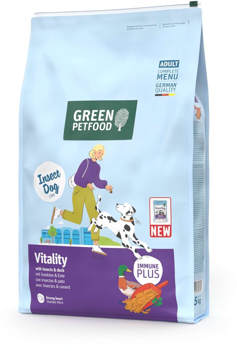 Green Petfood Green Petfood Dog - Vitality with Insects | 7,5kg