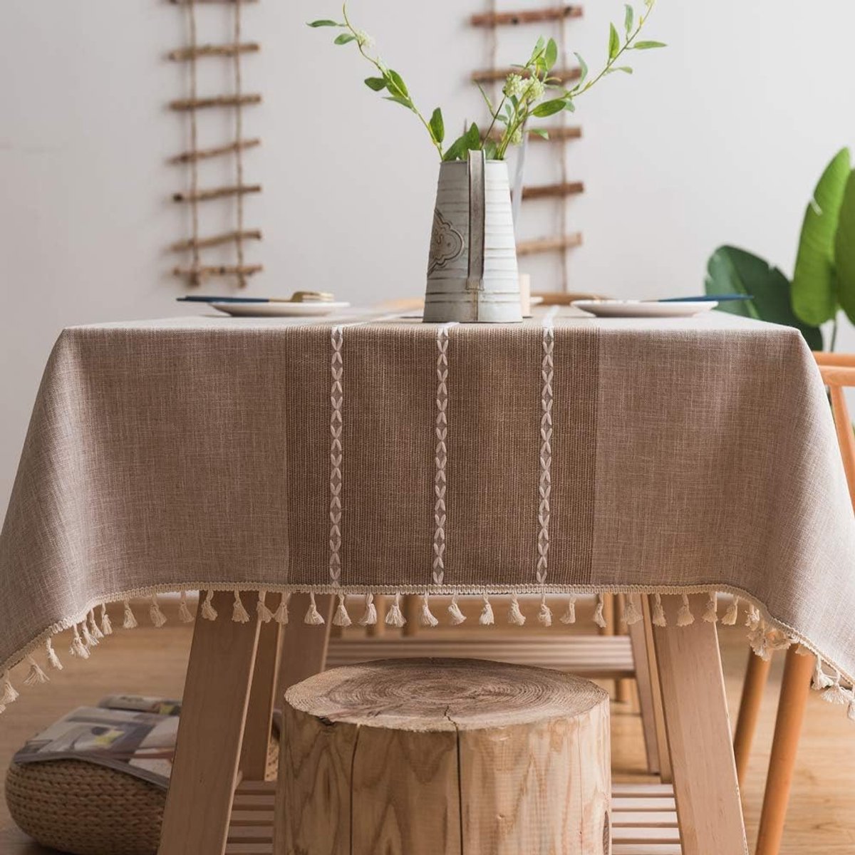 Candala Rond Tafelkleed – 140 x 220 cm – Linnen