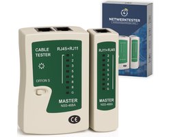 Twenty4seven® UTP Kabel Tester - Ethernet Kabel - LAN Netwerk Kabeltester - Voor Cat5e, RJ45, RJ11 & RJ12